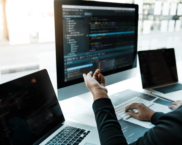Foto de desarrolladores en Agencia de software